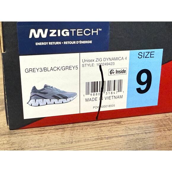 Reebok Zig Dynamica 4 Running Shoes Size Mens 9 Womens 10.5 main image 12